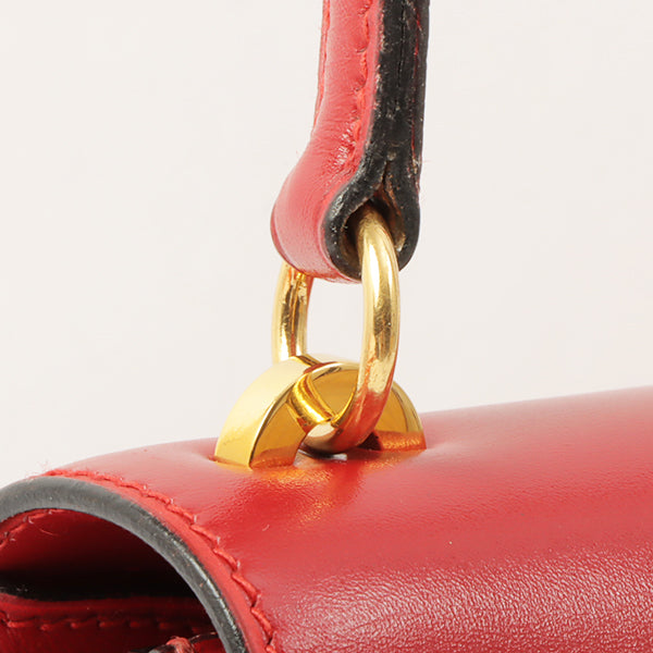 Hermes 1989 Made Kelly Bag Rouge Vif