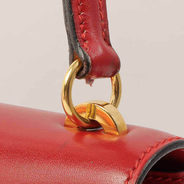 Hermes 1989 Made Kelly Bag Rouge Vif