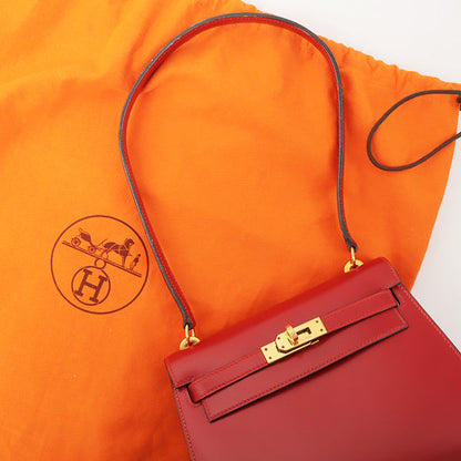 Hermes 1989 Made Kelly Bag Rouge Vif