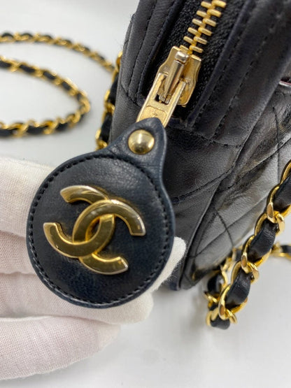 Vintage Chanel Camera Bag w CC Charm