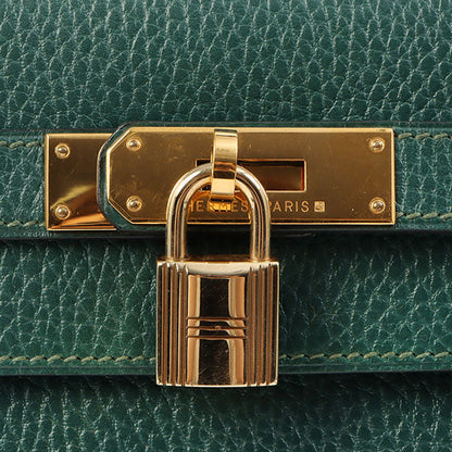 Hermes 1993 Made Kelly Bag 32Cm Green