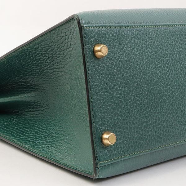 Hermes 1993 Made Kelly Bag 32Cm Green