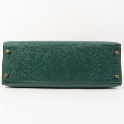 Hermes 1993 Made Kelly Bag 32Cm Green