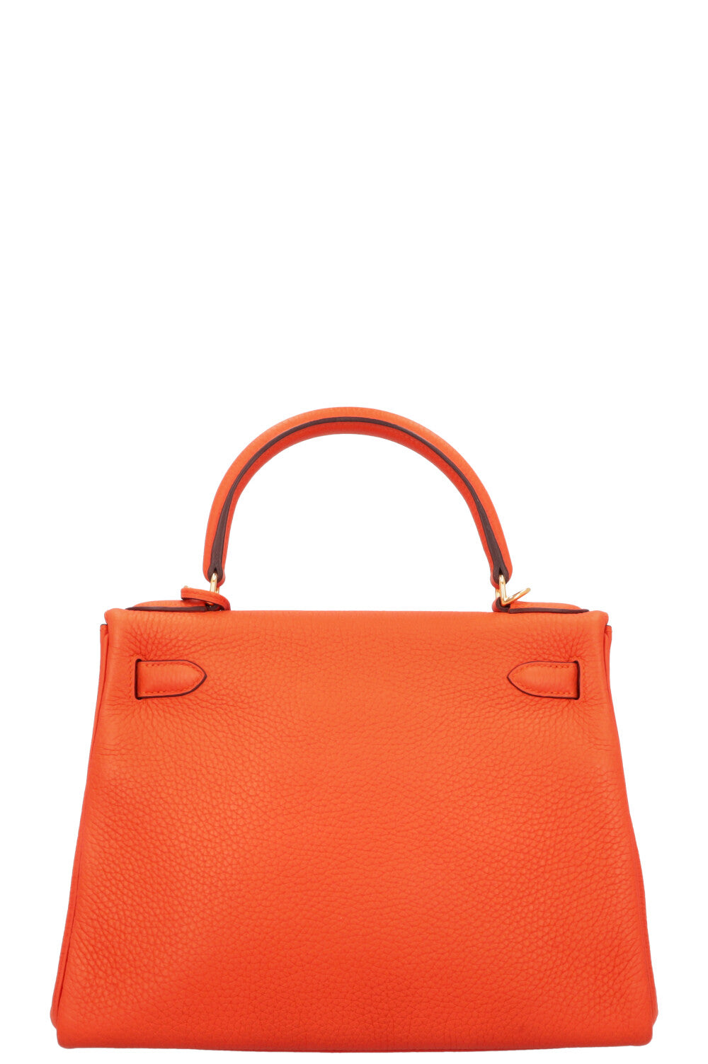 HERMES Kelly 28 Clemence Feu