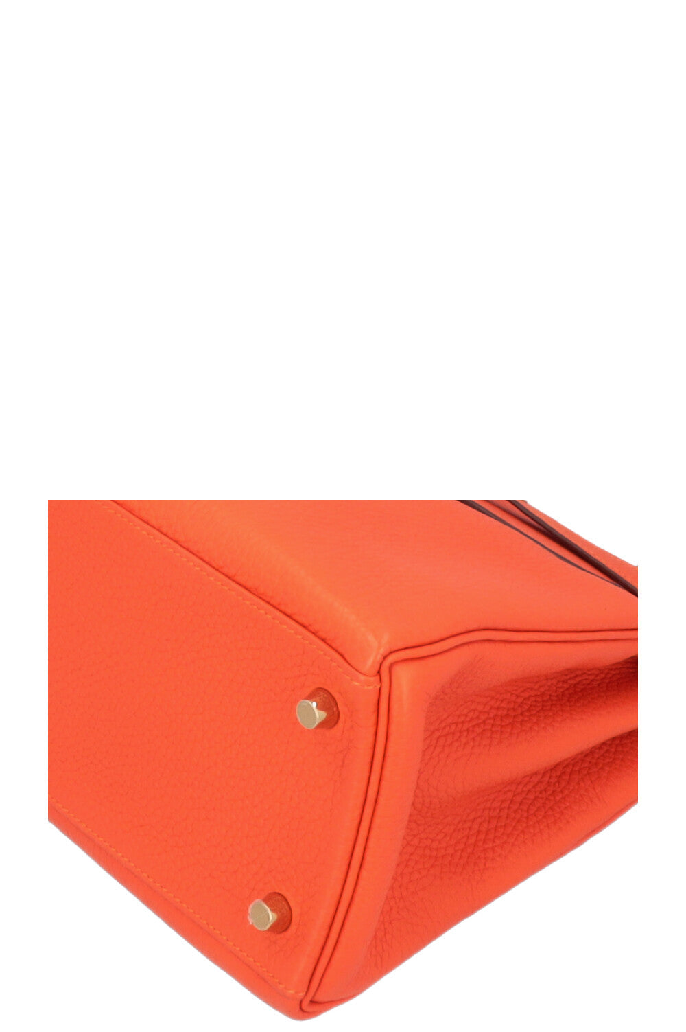 HERMES Kelly 28 Clemence Feu