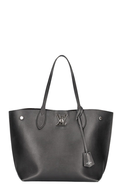 Louis Vuitton  Lockme Go Tote Bag Leather Black