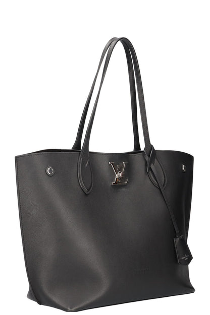 Louis Vuitton  Lockme Go Tote Bag Leather Black