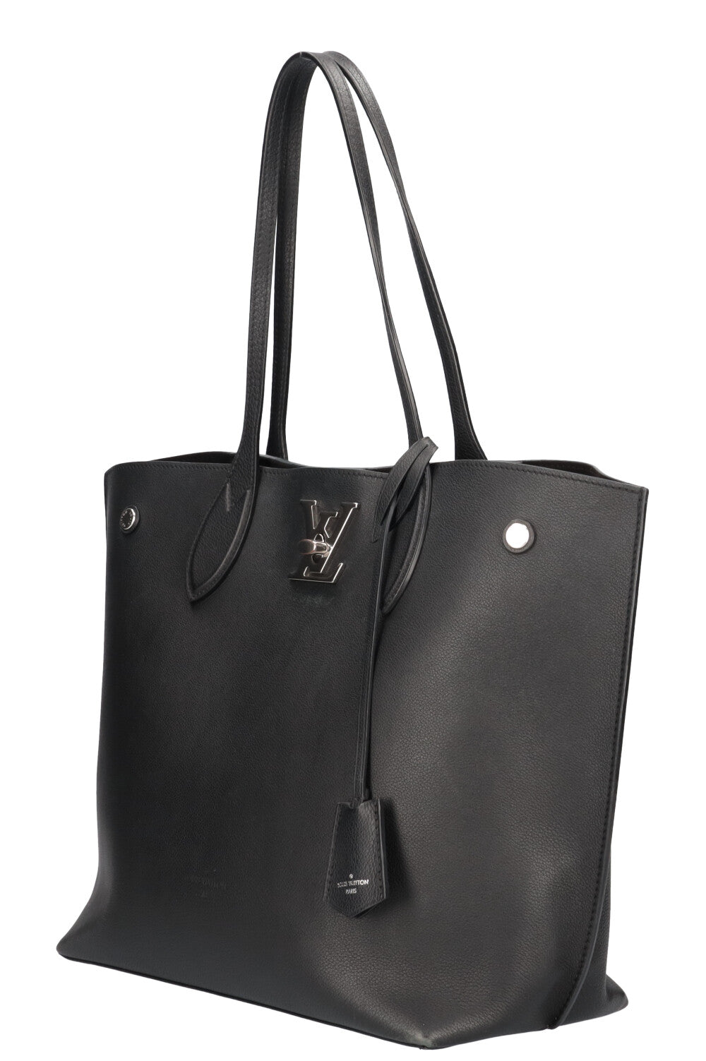 Louis Vuitton  Lockme Go Tote Bag Leather Black