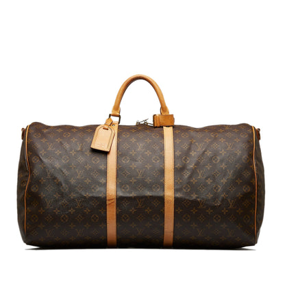 Louis Vuitton  Monogram Keepall Bandouliere 60 Travel Bag