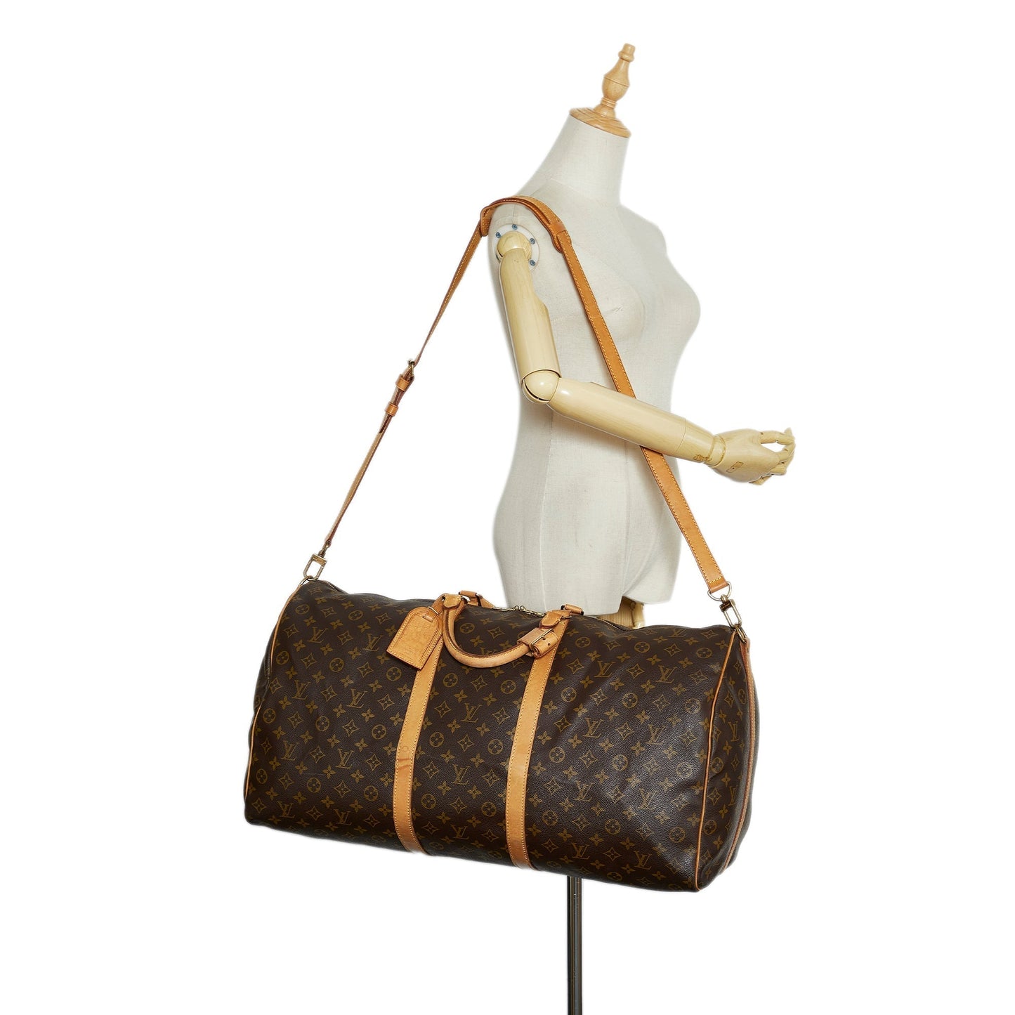 Louis Vuitton  Monogram Keepall Bandouliere 60 Travel Bag