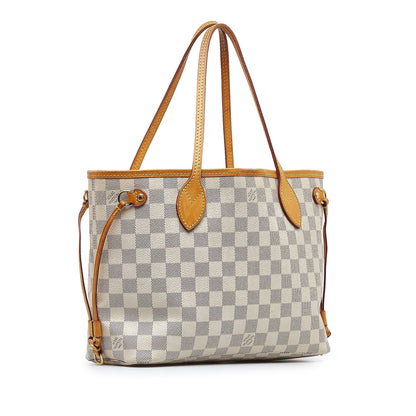 Louis Vuitton  Damier Azur Neverfull PM Tote Bag