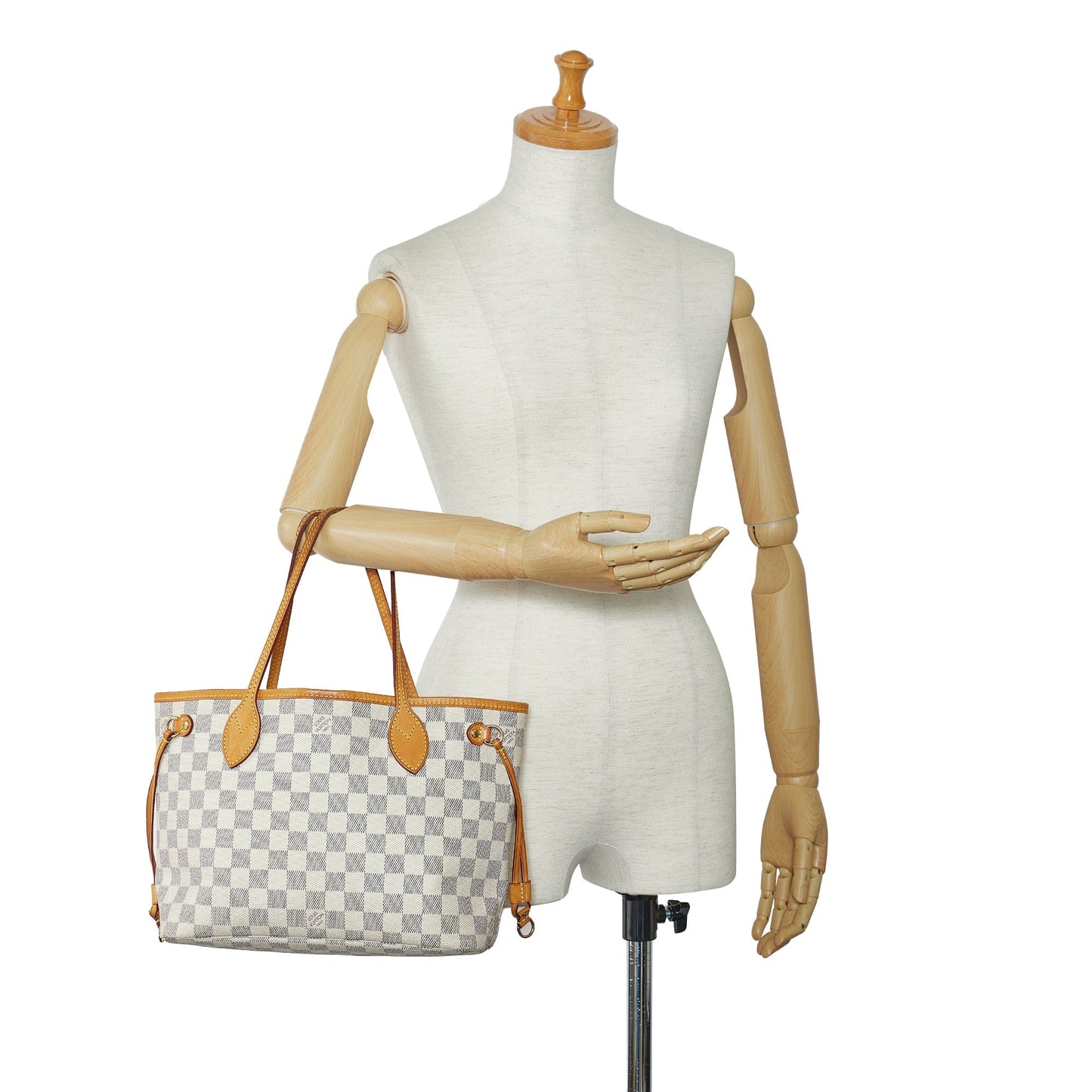 Louis Vuitton  Damier Azur Neverfull PM Tote Bag