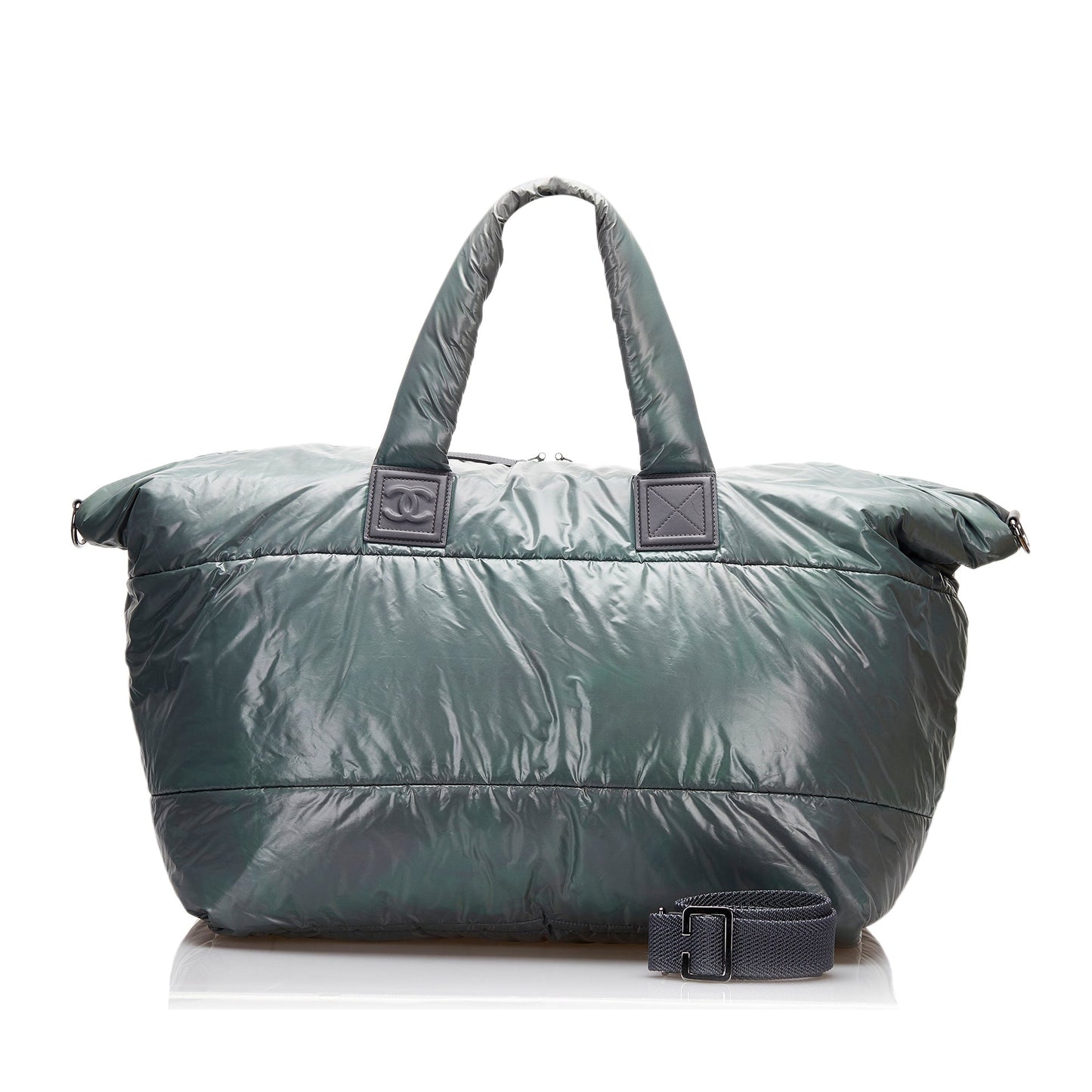 Chanel Coco Cocoon Travel Bag Green Lambskin