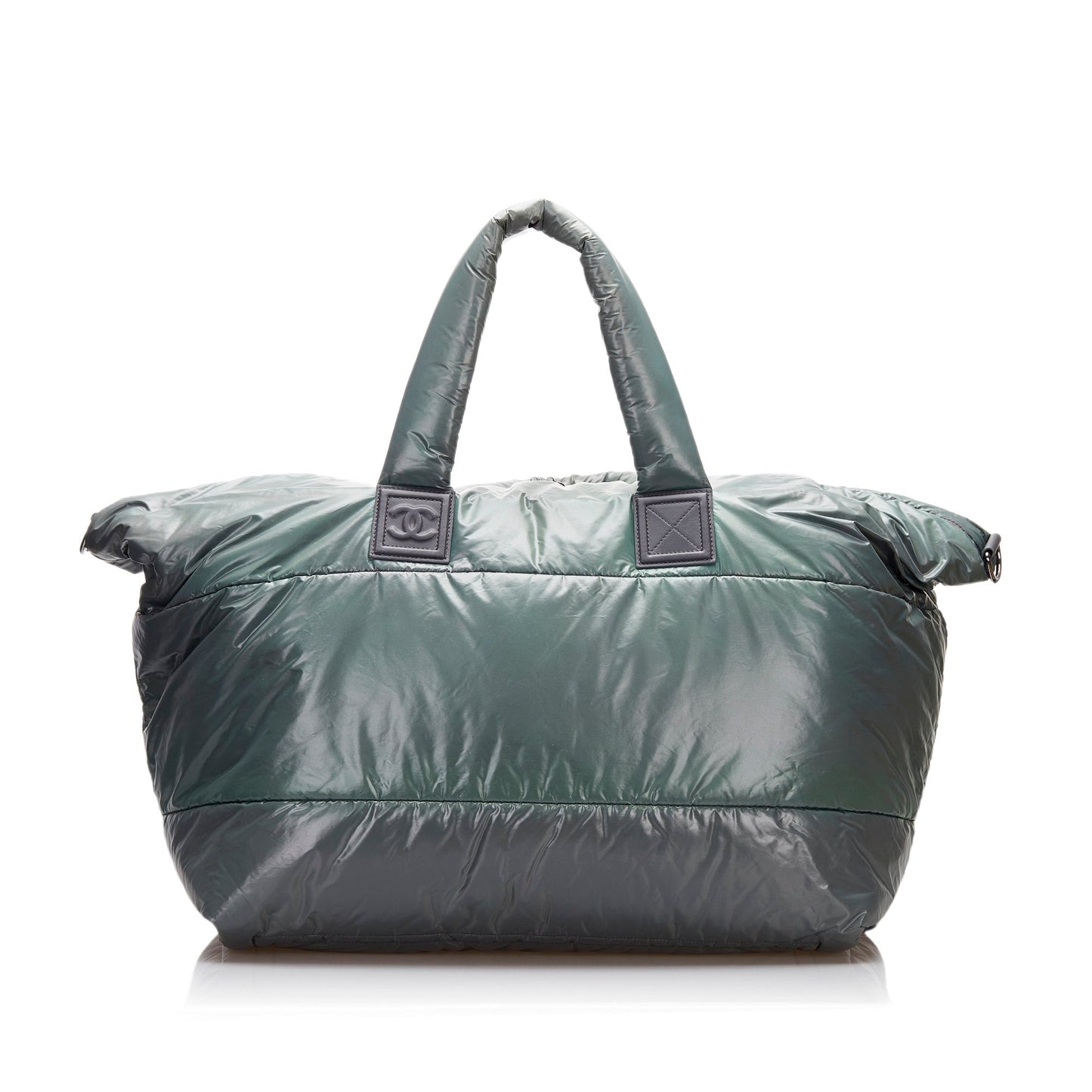 Chanel Coco Cocoon Travel Bag Green Lambskin