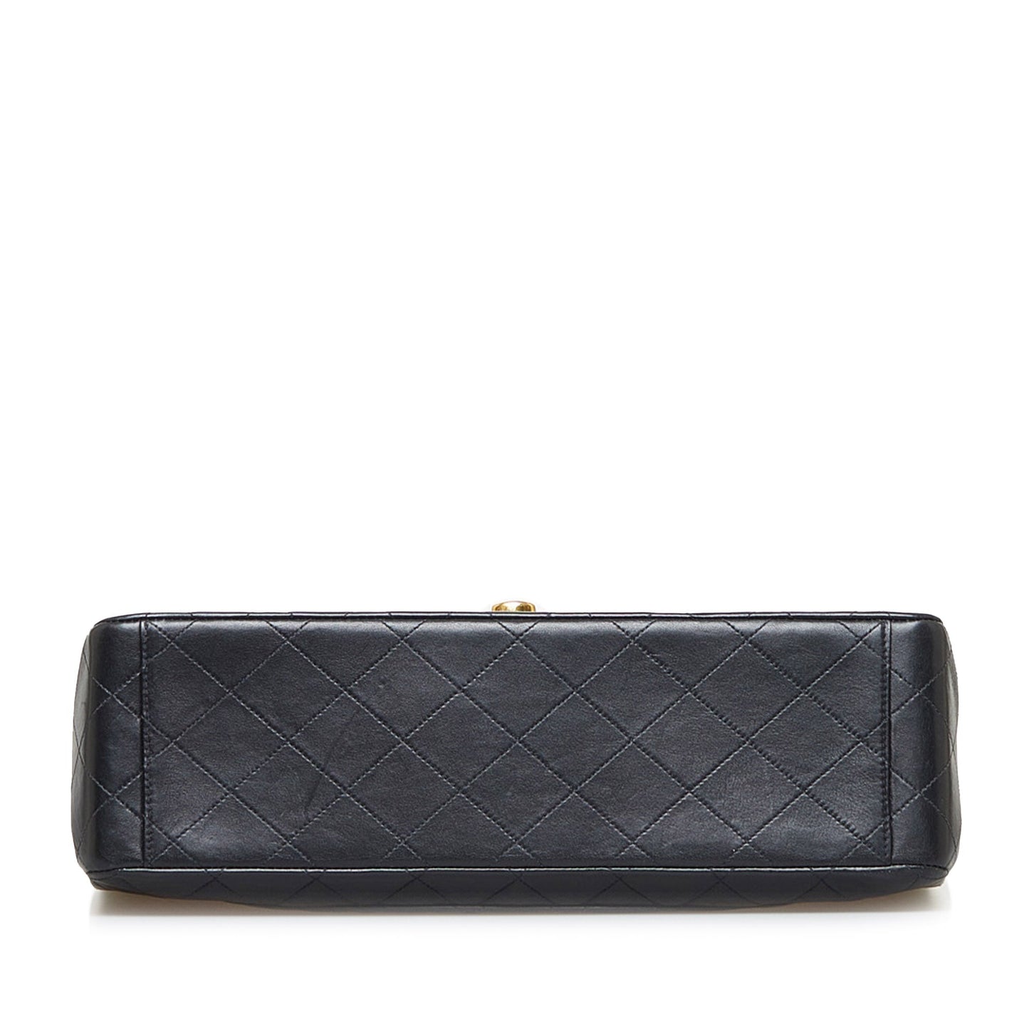 Chanel Classic Single Flap Maxi Black Lambskin Gold