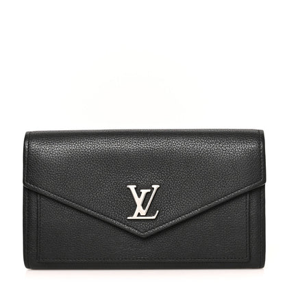 LOUIS VUITTON CALFSKIN LEATHER MY LOCKME WALLET