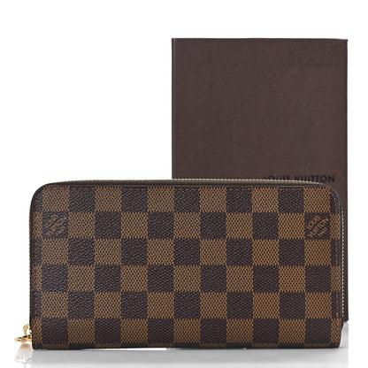 LOUIS VUITTON DAMIER EBENE ZIPPY WALLET