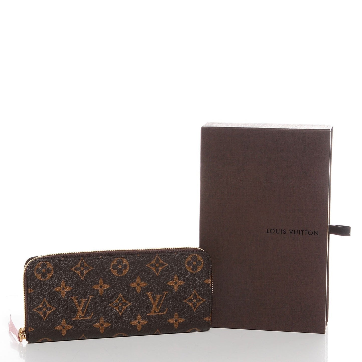 LOUIS VUITTON MONOGRAM CLÉMENCE WALLET ROSE BALLERINE