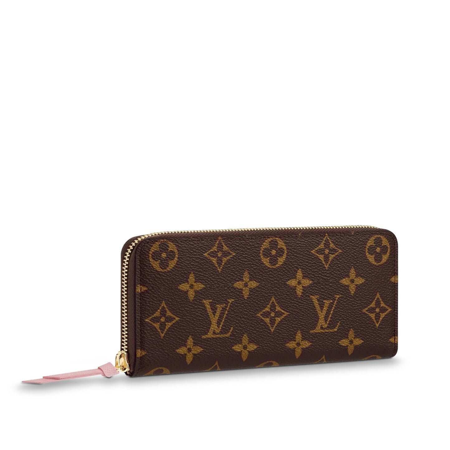 LOUIS VUITTON MONOGRAM CLÉMENCE WALLET ROSE BALLERINE