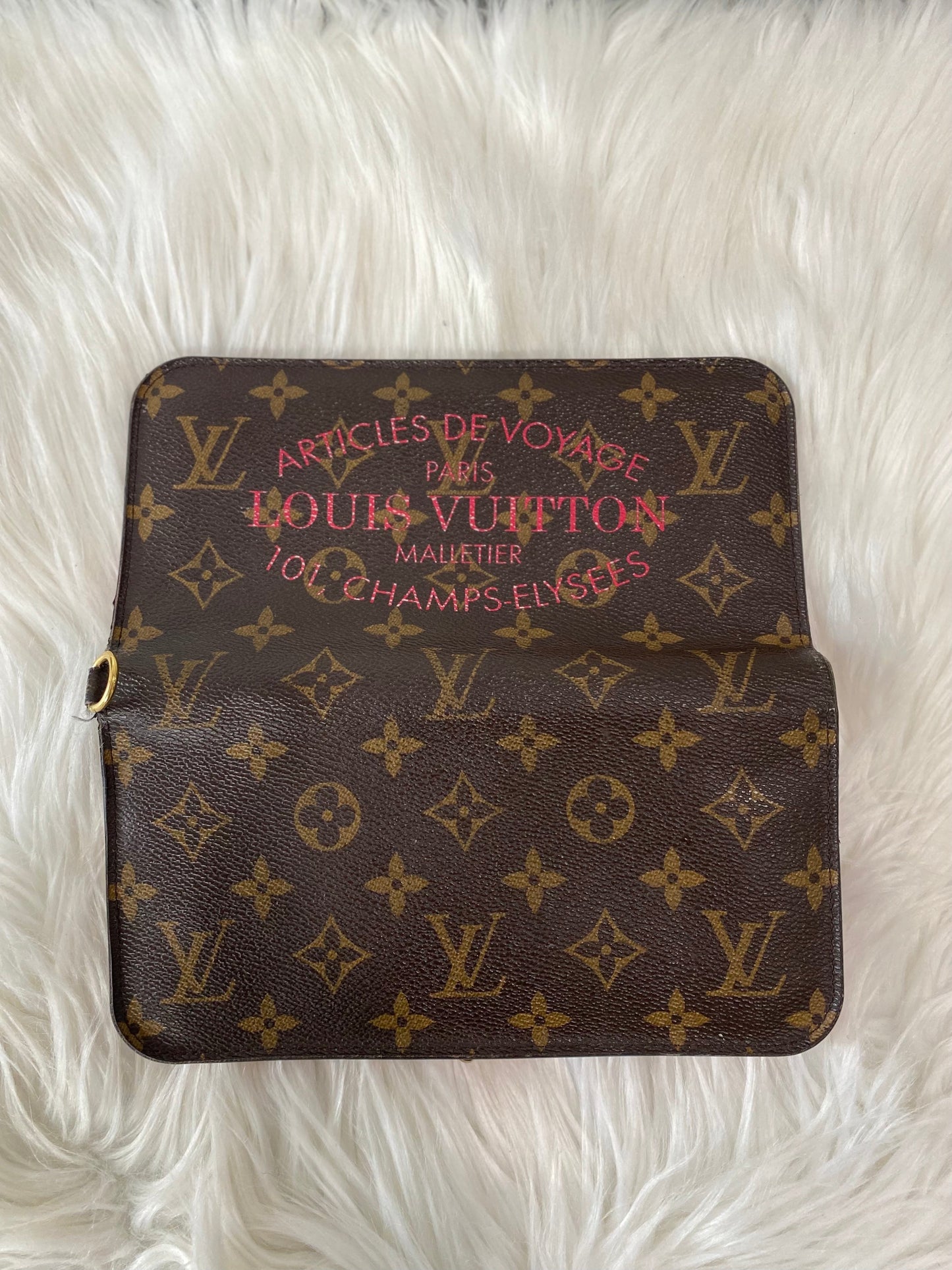 LOUIS VUITTON MONOGRAM ARTICLES DE VOYAGE IKAT INSOLITE WALLET