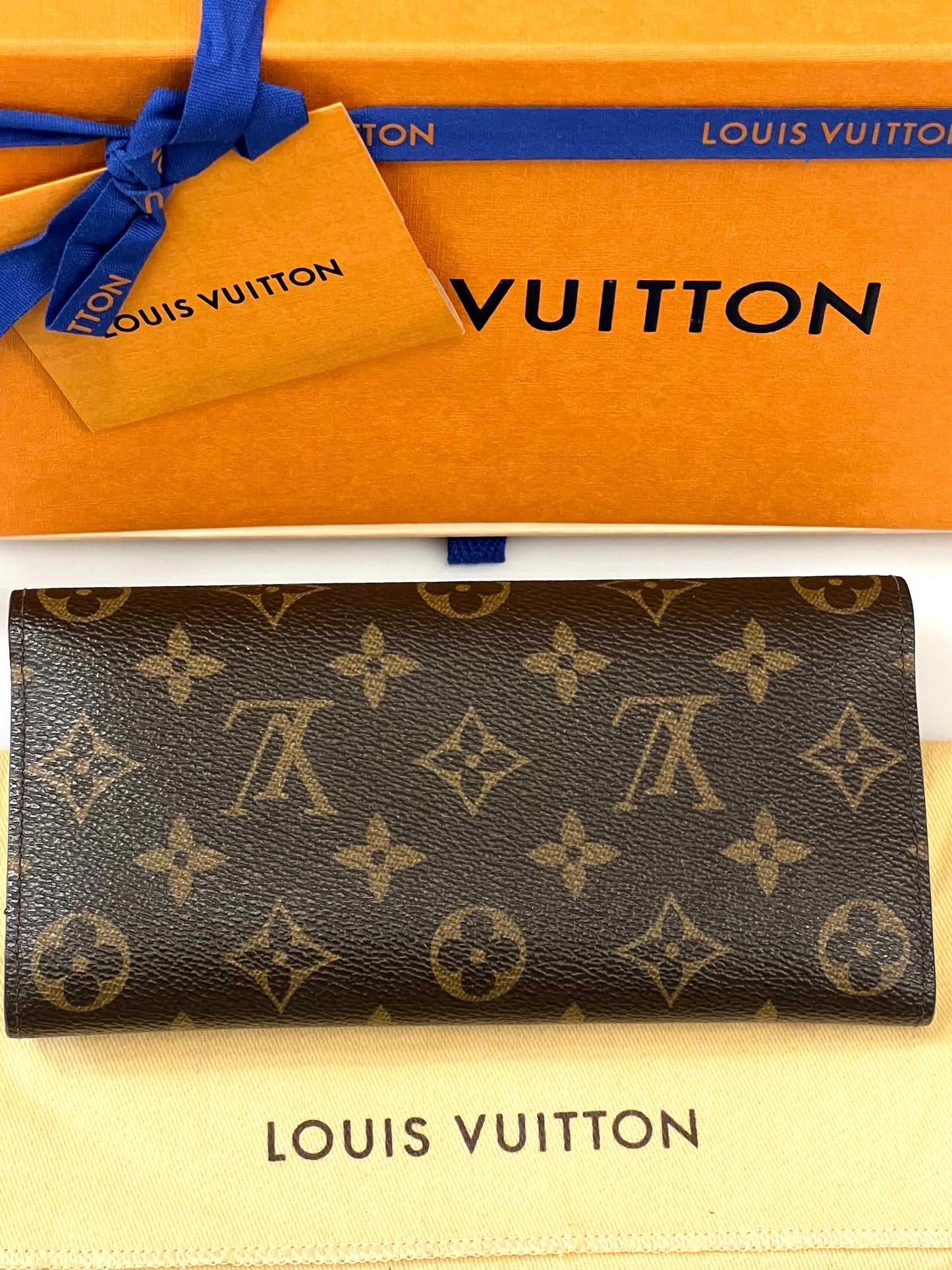 LOUIS VUITTON MONOGRAM JOSEPHINE WALLET BLUE