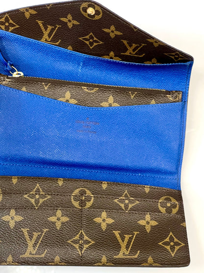 LOUIS VUITTON MONOGRAM JOSEPHINE WALLET BLUE