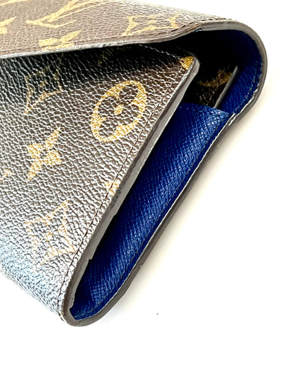 LOUIS VUITTON MONOGRAM JOSEPHINE WALLET BLUE