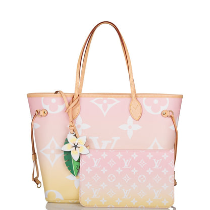 Louis Vuitton  Light Pink By The Pool Giant Monogram Neverfull MM