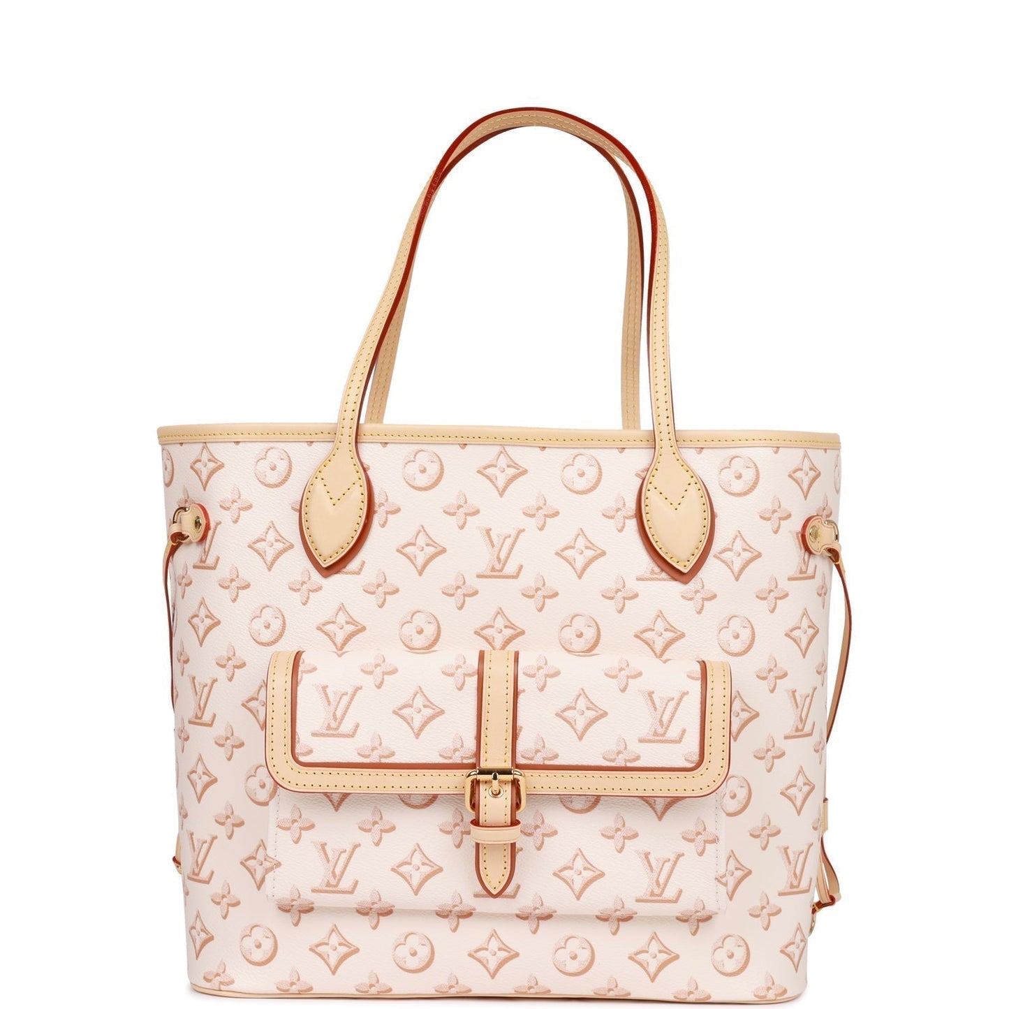 Louis Vuitton  Fall For You Beige Clair Monogram Neverfull MM