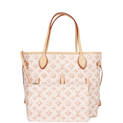 Louis Vuitton  Fall For You Beige Clair Monogram Neverfull MM