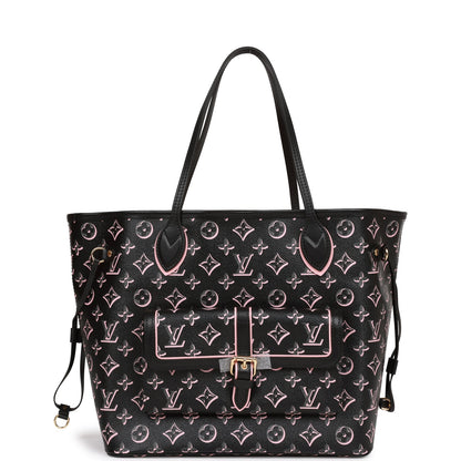 Louis Vuitton  Fall For You Black Monogram Neverfull MM