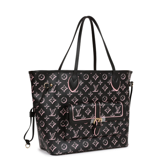 Louis Vuitton  Fall For You Black Monogram Neverfull MM