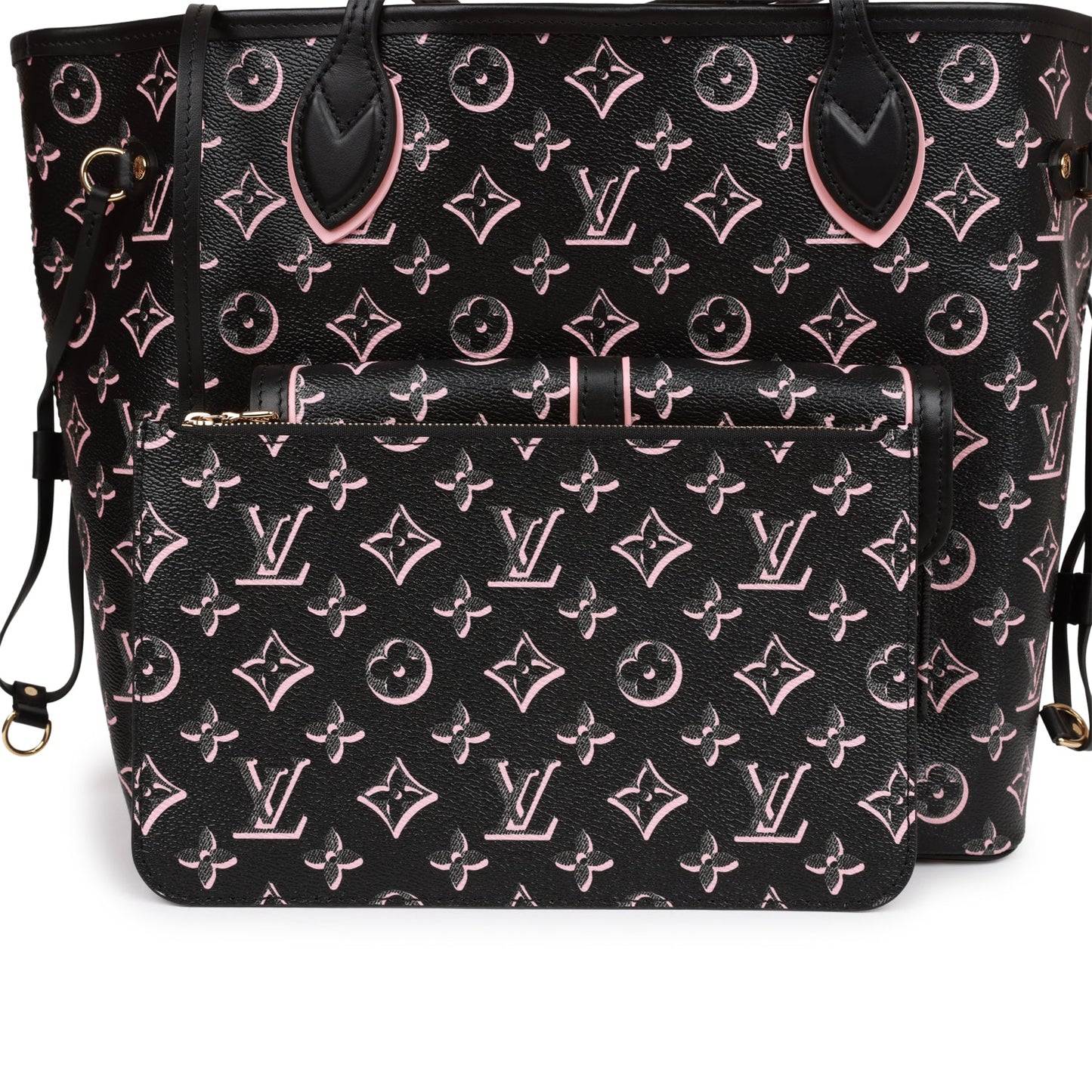 Louis Vuitton  Fall For You Black Monogram Neverfull MM