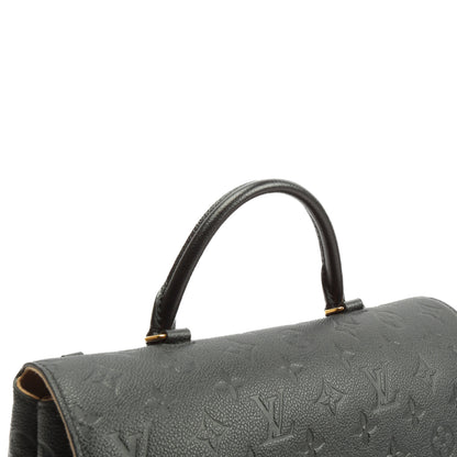 LOUIS VUITTON Empreinte Marignan Monogram Top Handle Black Bag (2019) w/Strap