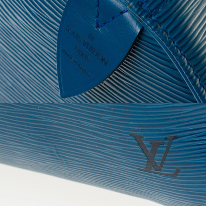 Louis Vuitton  Keepall 45 Travel Bag in blue epi leather