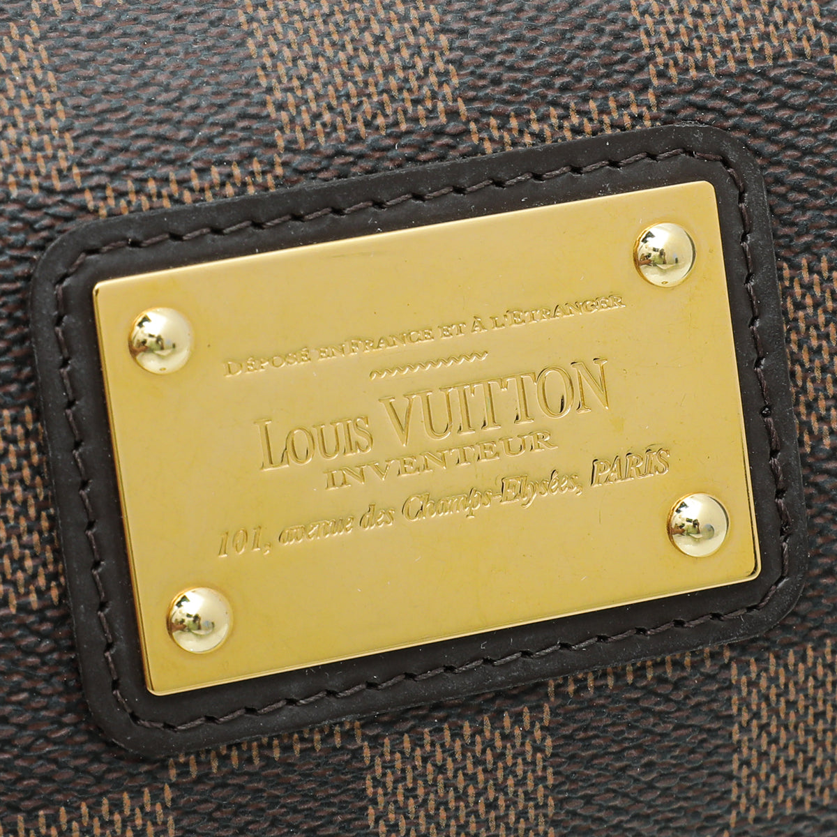 Louis Vuitton Ebene Eva Clutch