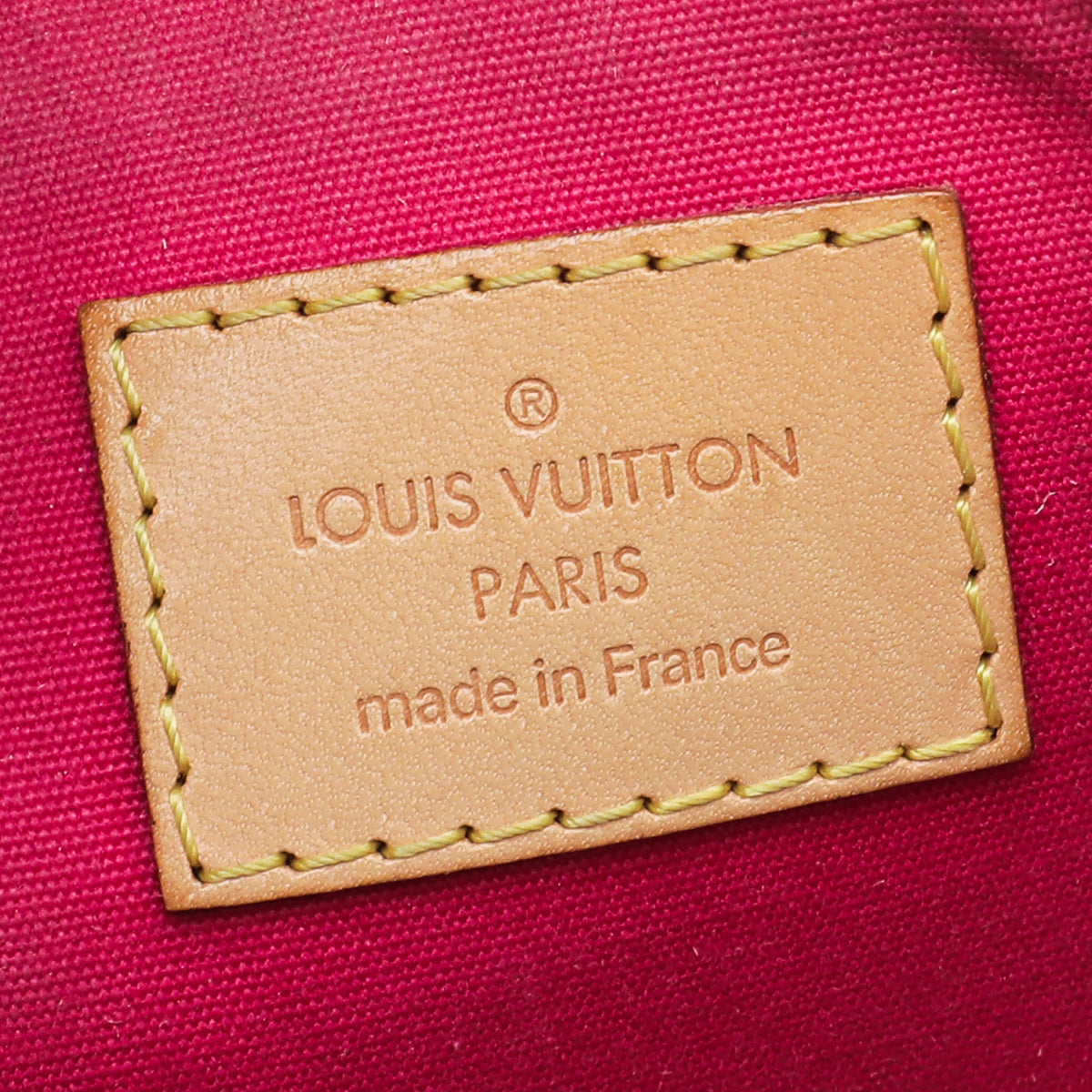 Louis Vuitton Rose Pop Monogram Vernis Bellevue PM Bag