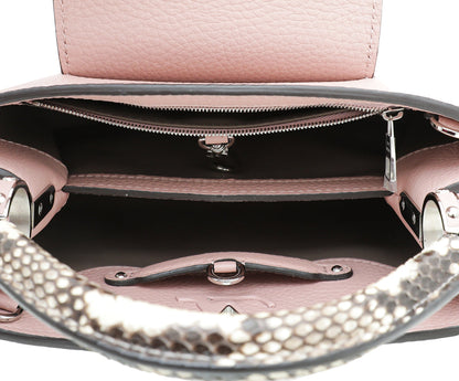 Louis Vuitton Magnolia Python Capucine BB Handle Bag