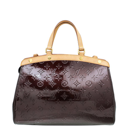 Louis Vuitton Amarante Monogram Vernis Brea MM Bag