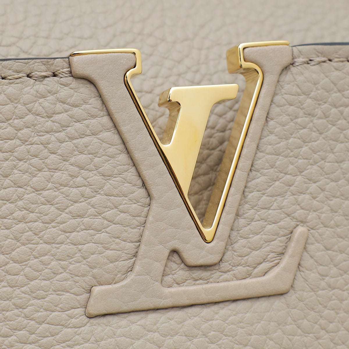 Louis Vuitton Galet Python Handle Capucines BB Bag