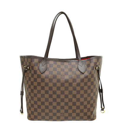 Louis Vuitton Ebene Neverfull MM Tote Bag W/ J7 Initials