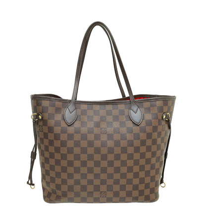 Louis Vuitton Ebene Neverfull MM Tote Bag W/ J7 Initials