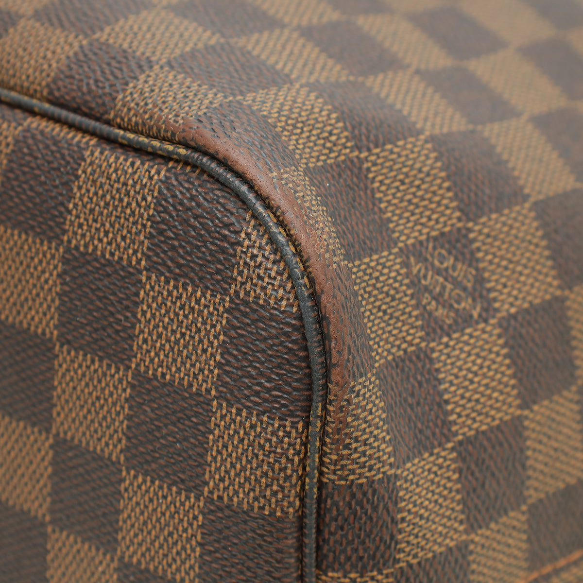 Louis Vuitton Ebene Neverfull MM Tote Bag W/ J7 Initials