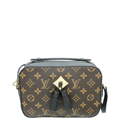 Louis Vuitton Monogram Black Saintonge Bag