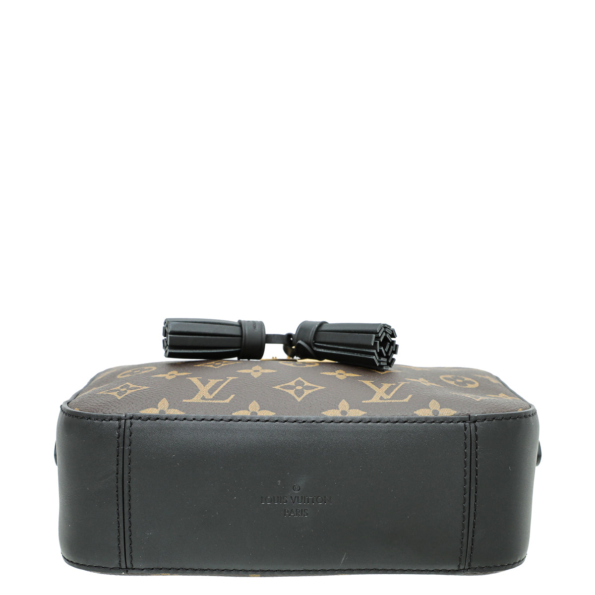 Louis Vuitton Monogram Black Saintonge Bag