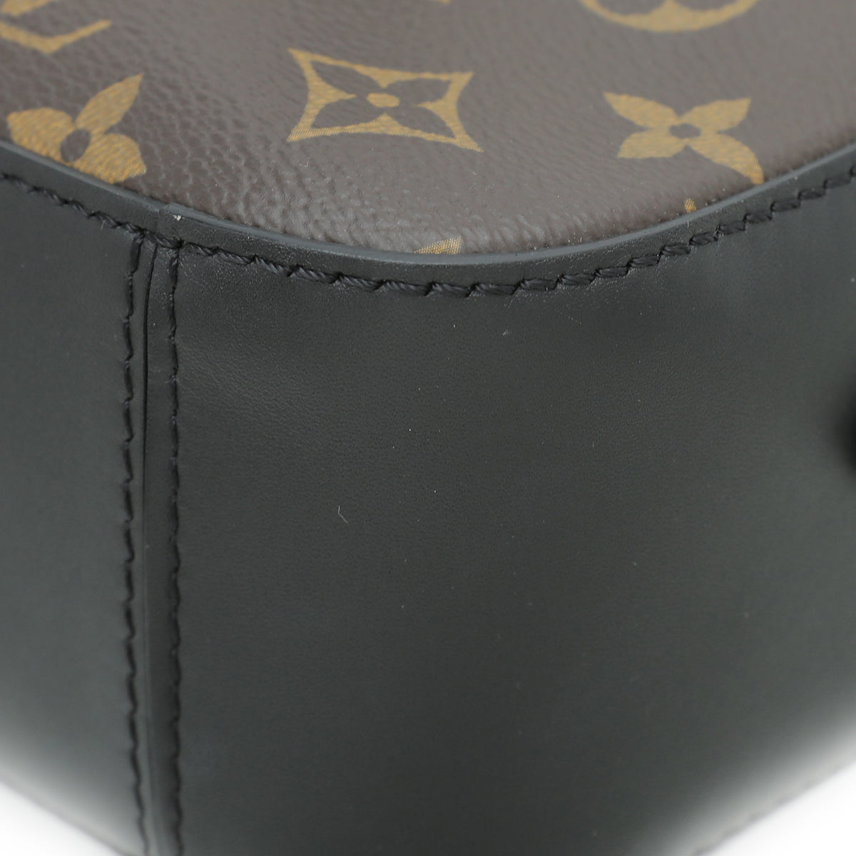 Louis Vuitton Monogram Black Saintonge Bag