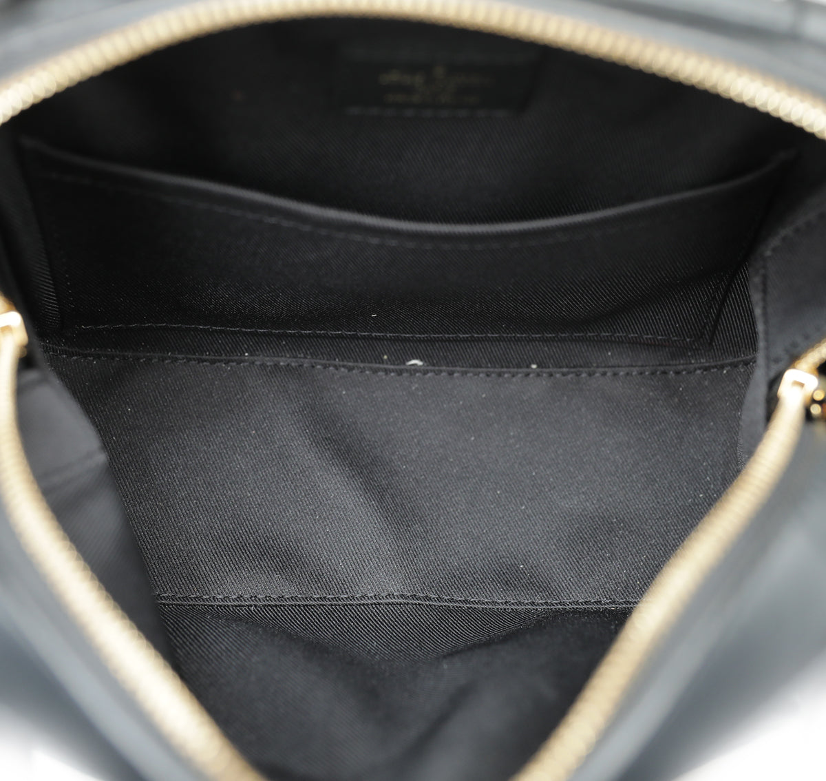 Louis Vuitton Monogram Black Saintonge Bag