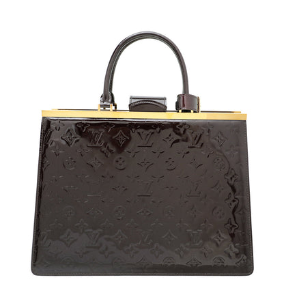 Louis Vuitton Amarante Monogram Vernis Deesse GM Bag