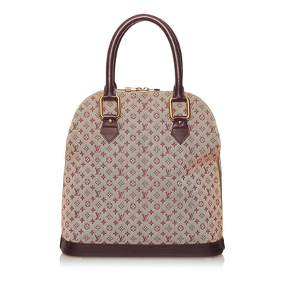 Louis Vuitton Alma Mini Lin Haut (SHG-35027)