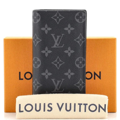 LOUIS VUITTON MONOGRAM ECLIPSE BRAZZA WALLET